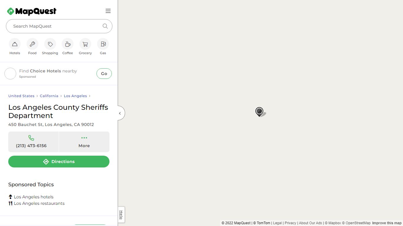 Los Angeles County Sheriffs Department - mapquest.com